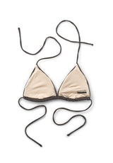 Rethinkit Bikini Top Triangle Bay Swimwear 0022 almost black