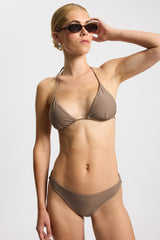 Rethinkit Bikini Top Triangle Bay Swimwear 3201 walnut
