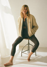 Rethinkit Bomber Jacket Pile 2 FUZZY Jackets 3356 sandshell