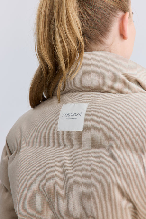 Rethinkit Boxi Jacket Shelter Corduroy Jackets 3044 cream toffee