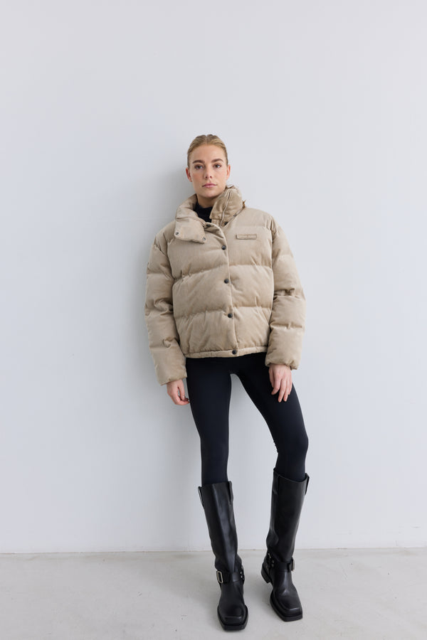 Rethinkit Boxi Jacket Shelter Corduroy Jackets 3044 cream toffee