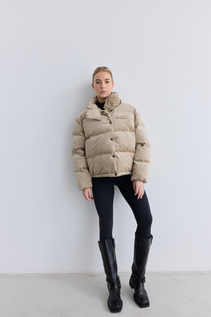 Rethinkit Boxi Jacket Shelter Corduroy Jackets 3044 cream toffee