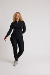 Rethinkit Half zip Top 0021 black