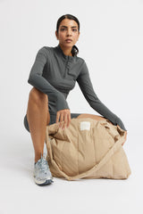 Rethinkit Half zip Top 0087 charcoal grey