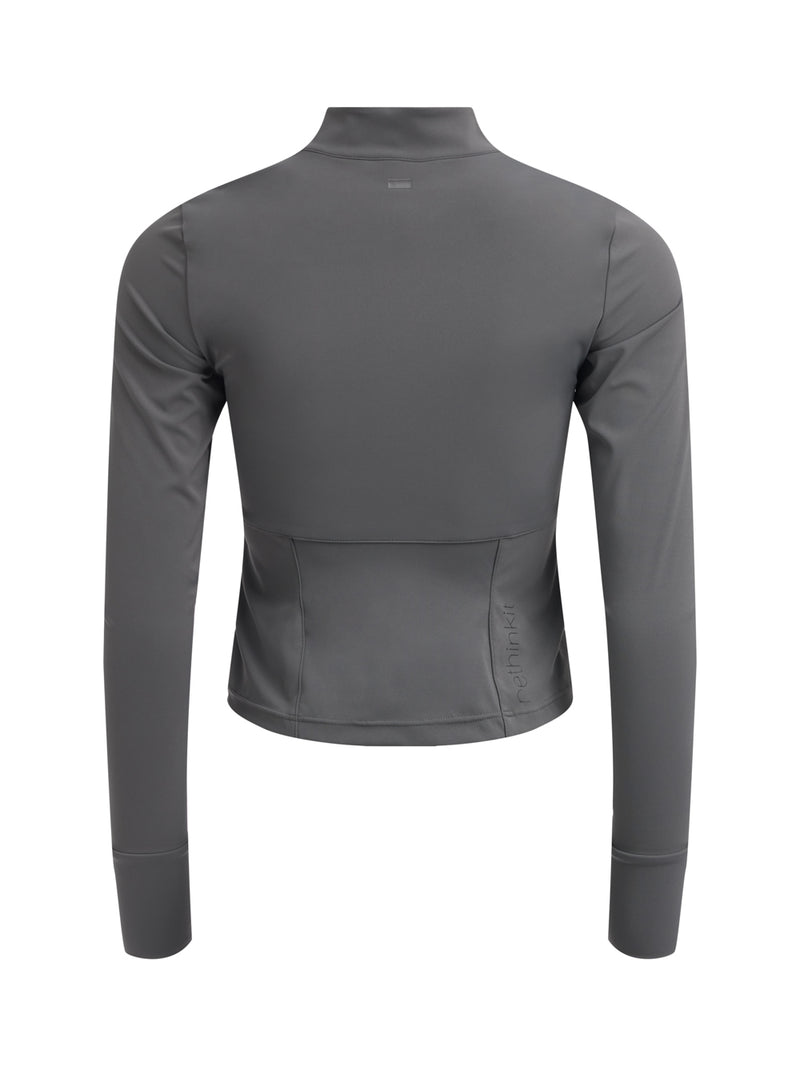 Rethinkit Half zip Top 0087 charcoal grey