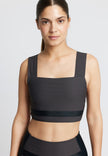 Crop Top Tenna - almost black