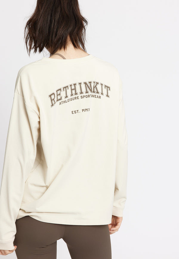 Rethinkit Light Sweat Tee AFTER MATCH Top 3355 summer sand