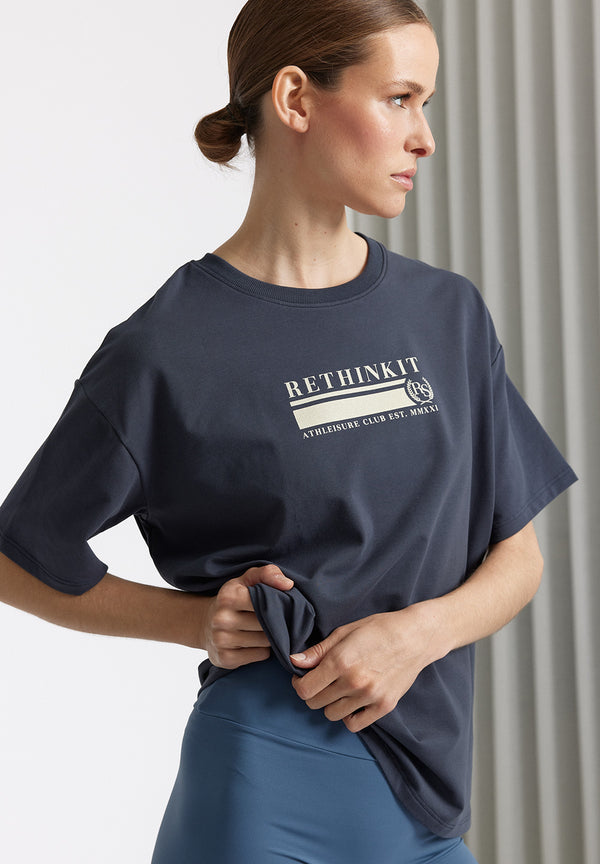 Rethinkit Light Sweat Tee WARM UP Top 1060 ink