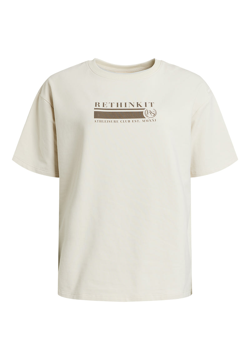 Rethinkit Light Sweat Tee WARM UP Top 3355 summer sand