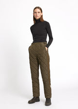 Rethinkit Quilted trousers COUNTRY Thermo 4012 green turtle