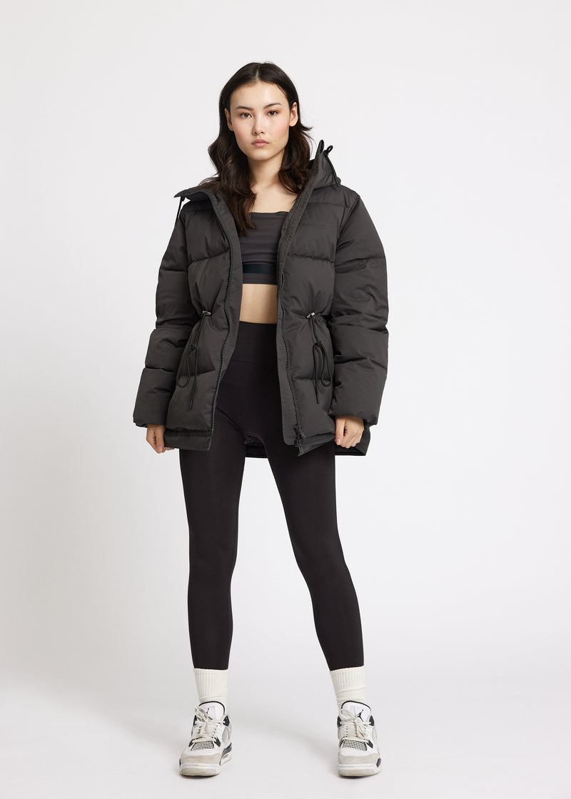 Rethinkit Puffer Jacket SHELTER Jackets 0022 almost black