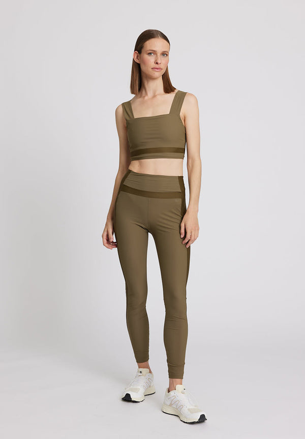 Rethinkit Blocked Tights Bibis 9/10 Tights 4213 capers