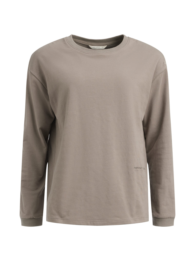 Rethinkit Light Sweat Tee AFTER MATCH Top 0075 warm grey