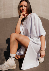 Rethinkit Light Sweat Tee dress dress 0364 white