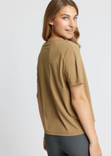 Rethinkit Loose Tee Vela Tee 4210 golden brown