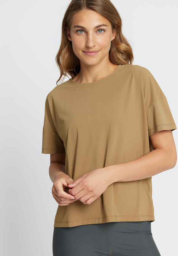 Rethinkit Loose Tee Vela Tee 4210 golden brown
