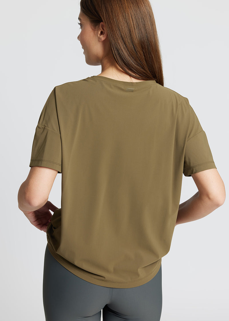Rethinkit Loose Tee Vela Tee 4212 deep olive