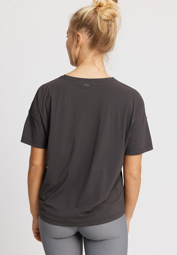 Rethinkit Loose Tee Vela Tee 0022 almost black
