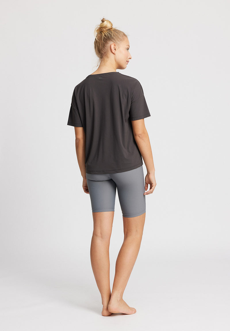 Rethinkit Loose Tee Vela Tee 0022 almost black