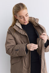 Rethinkit Parka Jacket Cube Jackets 3201 walnut