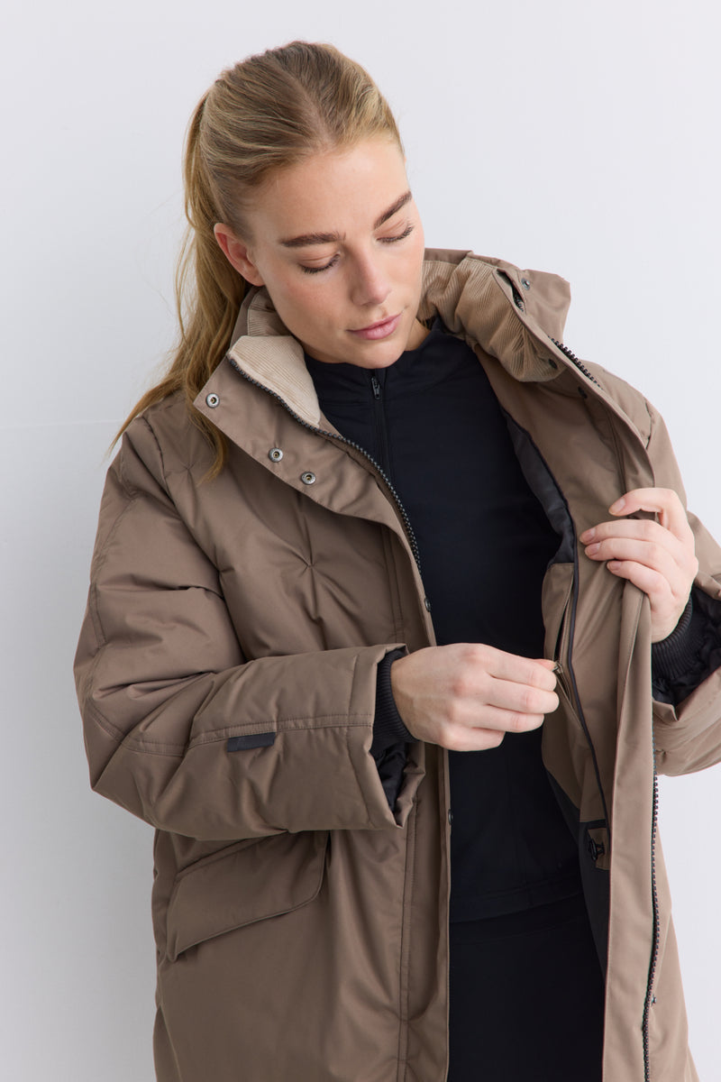 Rethinkit Parka Jacket Cube Jackets 3201 walnut