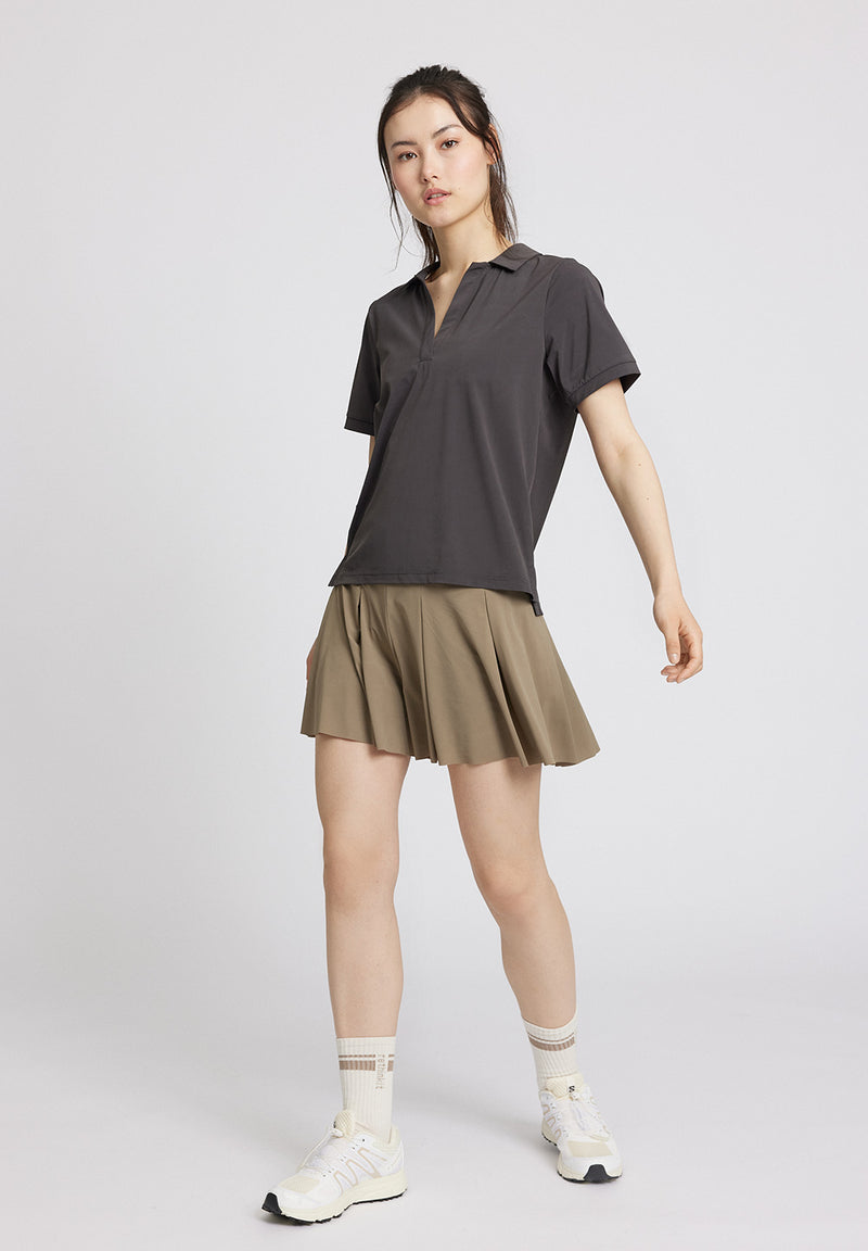 Rethinkit Polo Tee Serve 1 Top 0022 almost black