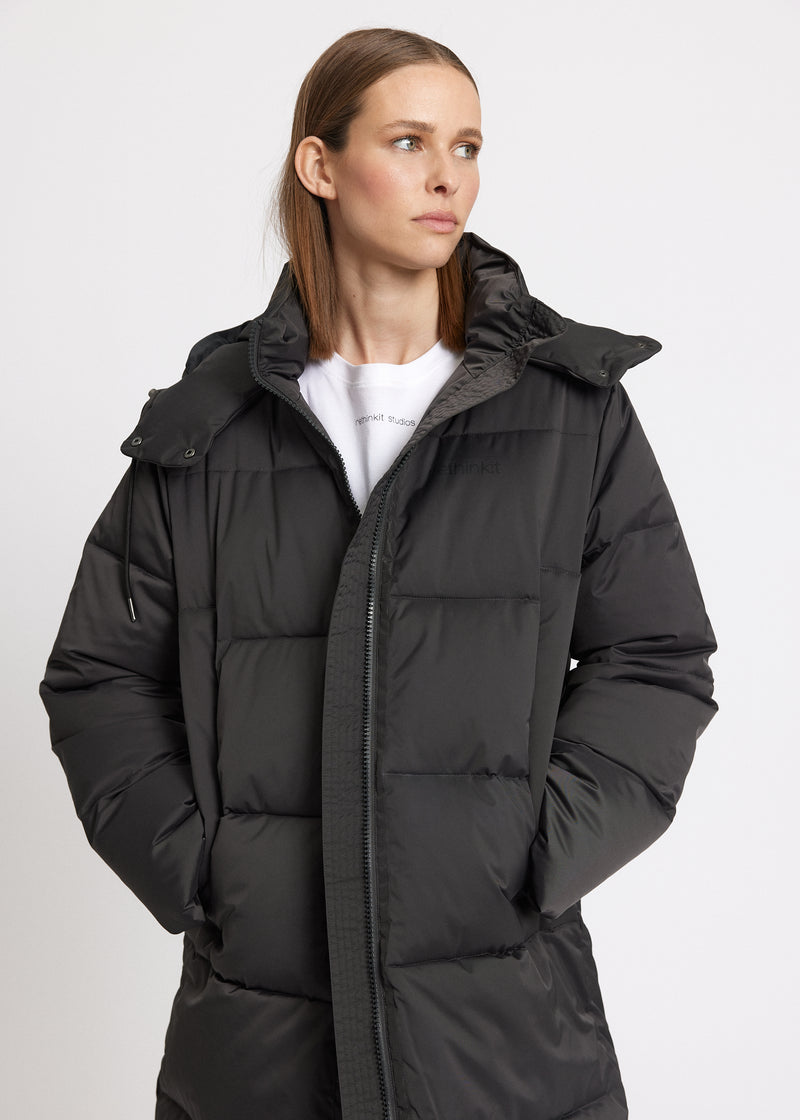 Rethinkit Puffer Coat SHELTER Jackets 0022 almost black