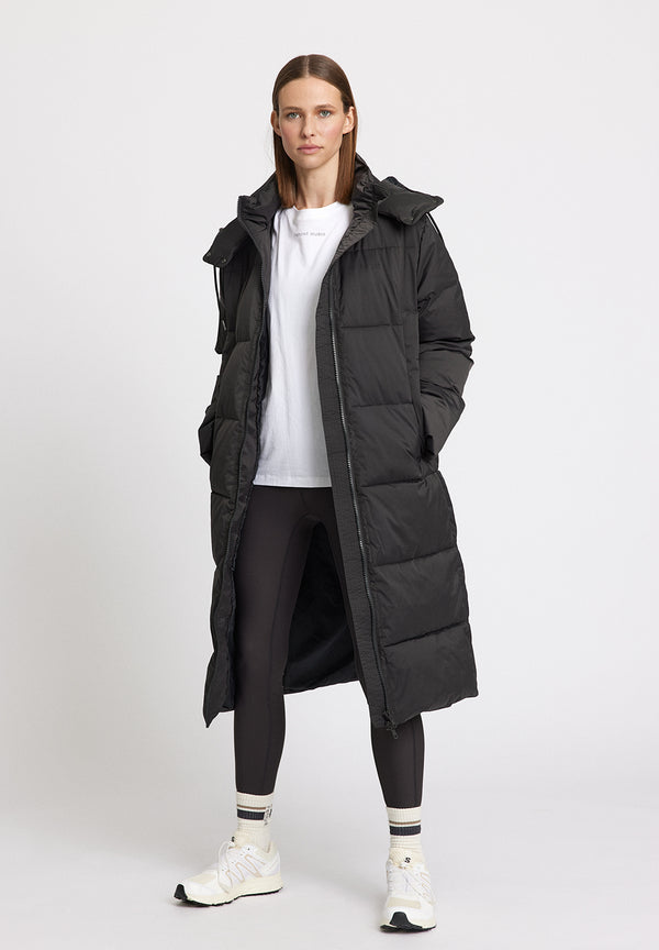 Rethinkit Puffer Coat SHELTER Jackets 0022 almost black