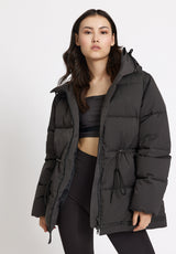 Rethinkit Puffer Jacket SHELTER Jackets 0022 almost black