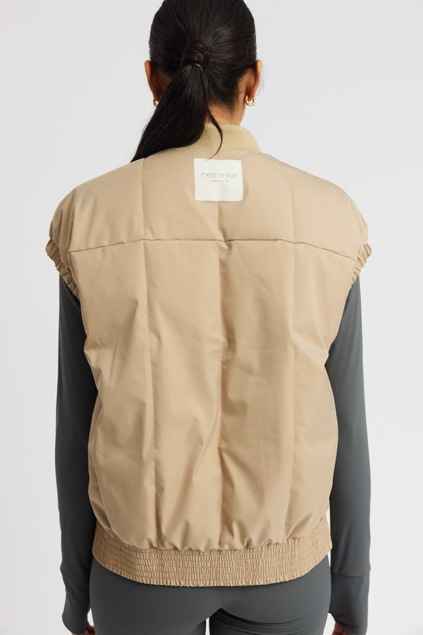Rethinkit Puffer Gilet To Go Gilet 3228 beige