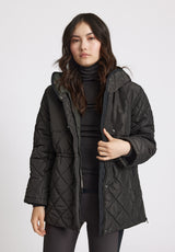 Rethinkit Quilted Jacket COUNTRY Thermo 0022 almost black