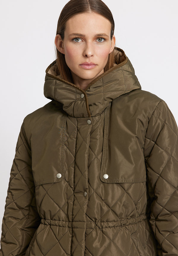 Rethinkit Quilted Jacket COUNTRY Thermo 4012 green turtle