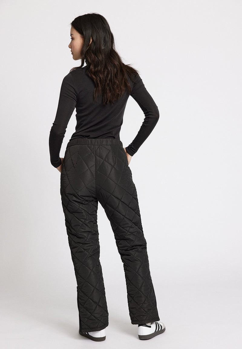 Rethinkit Quilted trousers COUNTRY Thermo 0022 almost black