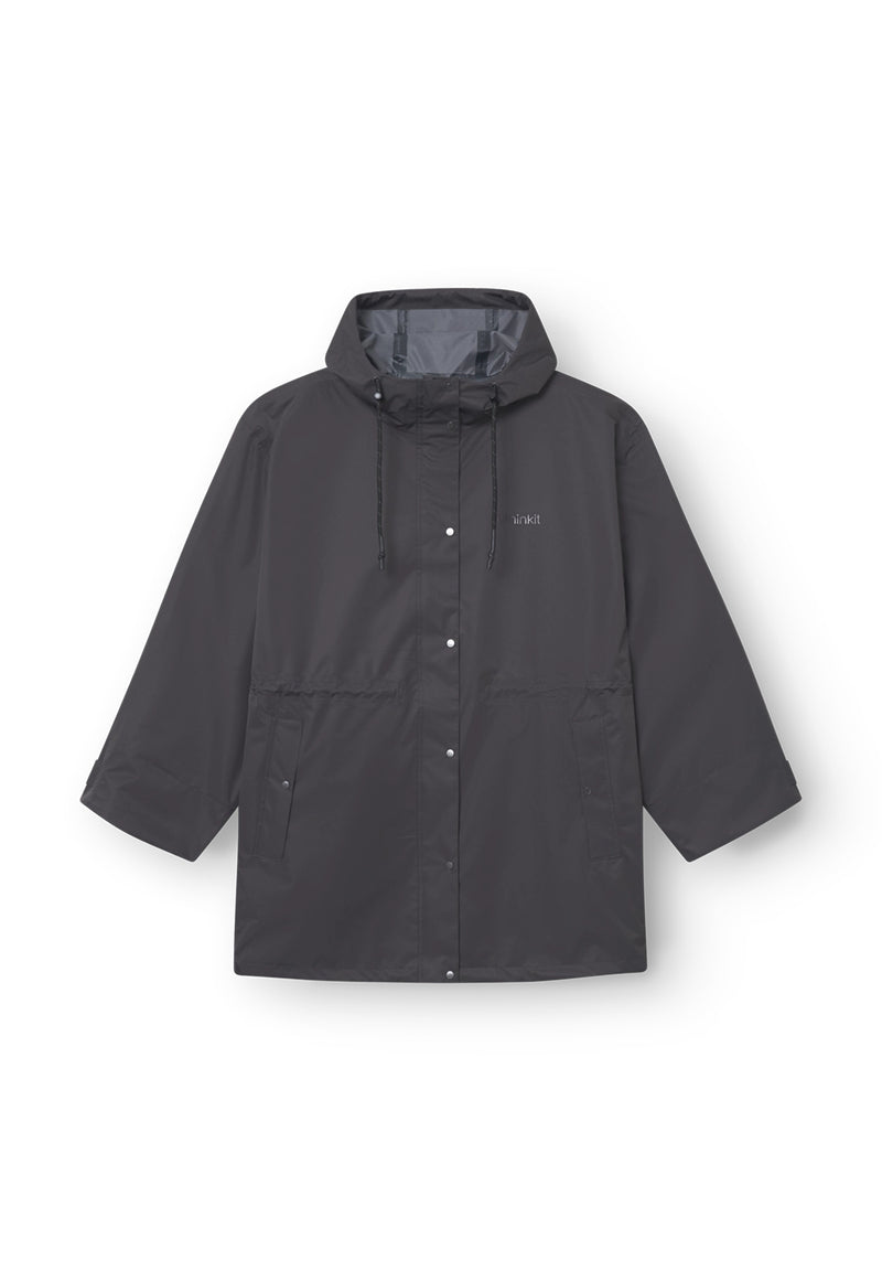 Rethinkit Rainshell Jacket Rainwear 0022 almost black