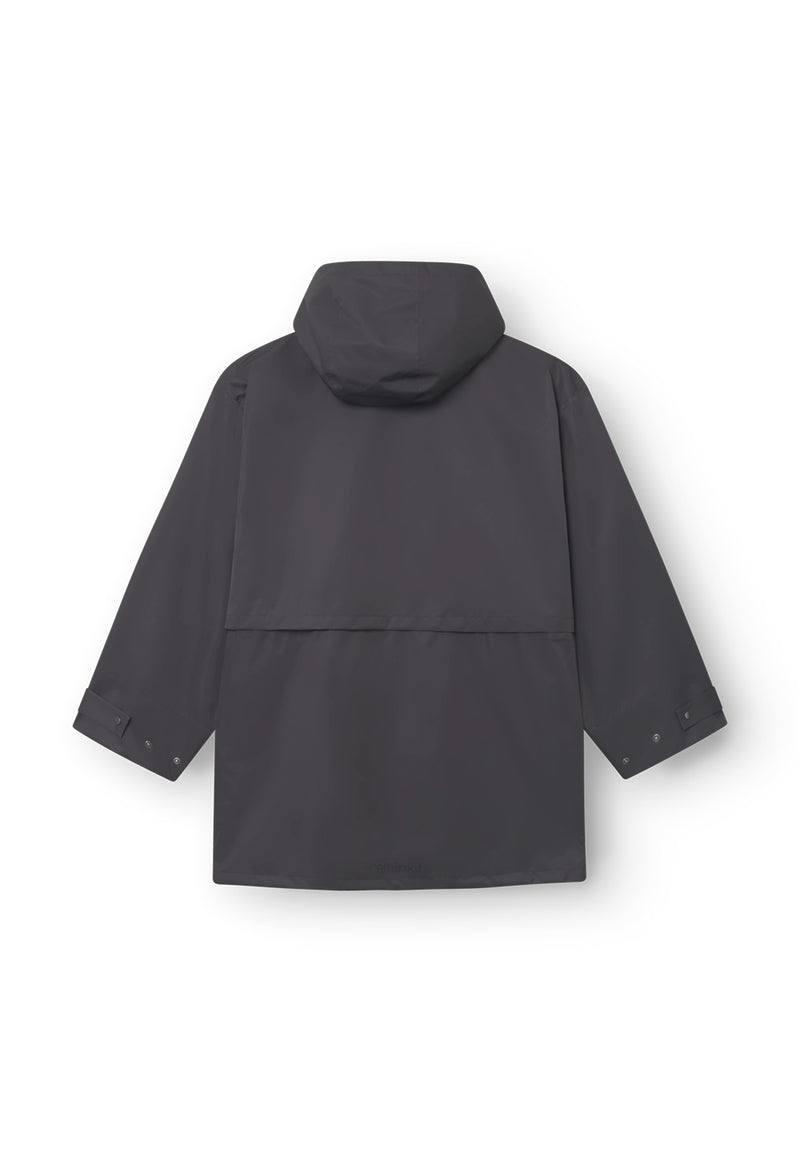 Rethinkit Rainshell Jacket Rainwear 0022 almost black