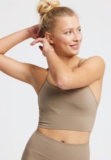 Rethinkit Seamless Top Hilde Sports Bra 3300 mocha