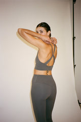 Rethinkit Sports Bra Butter Soft Seinna Sports Bra 0087 charcoal grey