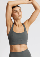 Rethinkit Sports Bra Butter Soft Seinna Sports Bra 0087 charcoal grey