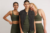 Rethinkit Sports Bra Butter Soft Seinna Sports Bra 4087 dark forest