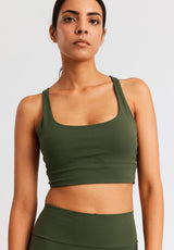 Rethinkit Sports Bra Butter Soft Seinna Sports Bra 4087 dark forest