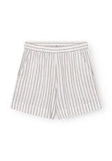 Rethinkit Stribed Shorts PJ Shorts 0076 warm grey stripe