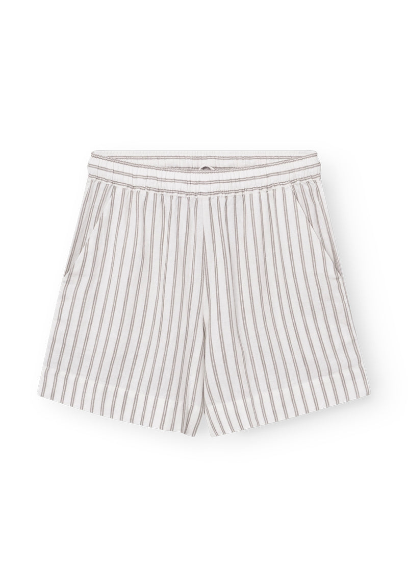 Rethinkit Stribed Shorts PJ Shorts 0076 warm grey stripe