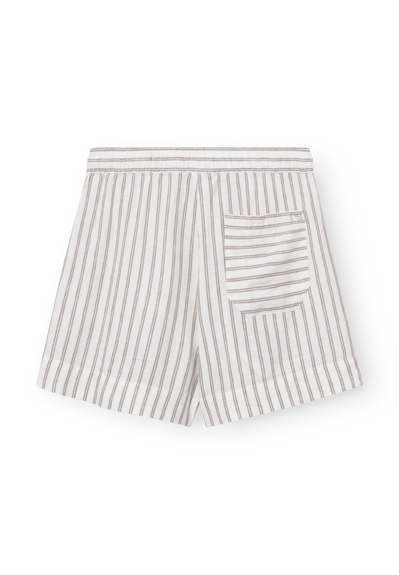 Rethinkit Stribed Shorts PJ Shorts 0076 warm grey stripe