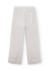 Rethinkit Stribet Bukser PJ Trousers 0076 warm grey stripe