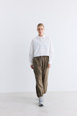 Rethinkit Stribet Skjorte PJ Shirts and Blouses 0364 white