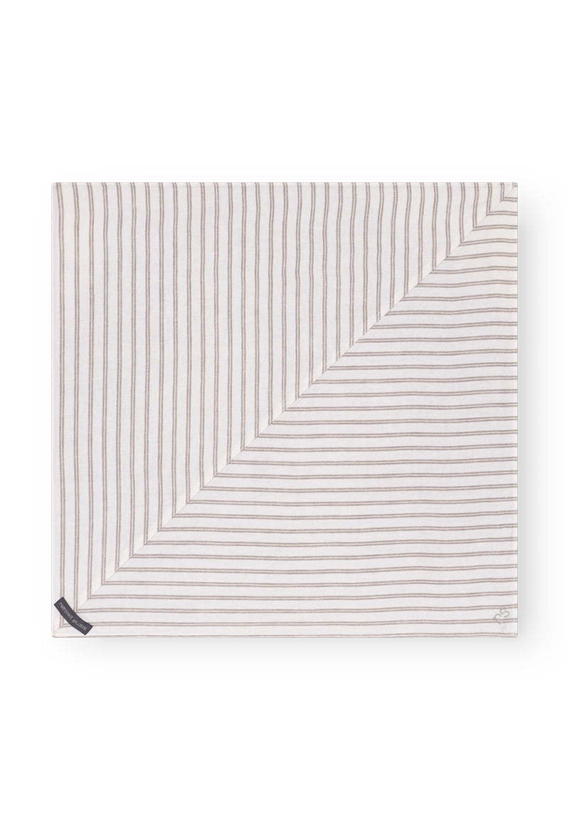 Rethinkit Striped scarf PJ Acc 0076 warm grey stripe