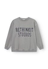 Rethinkit Sweat Shirt Logo Sweatshirts 0105 grey melange