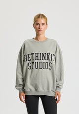 Rethinkit Sweat Shirt Logo Sweatshirts 0105 grey melange