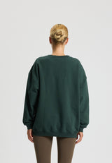 Rethinkit Sweat Shirt Logo Sweatshirts 4126 deep green