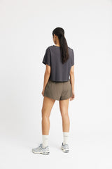 Rethinkit Tee Short Raw Edges Caen Tee 0022 almost black